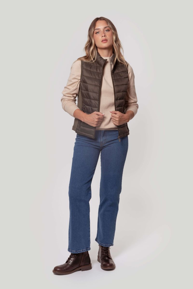 KHAKI LIGUILLA PADDED VEST