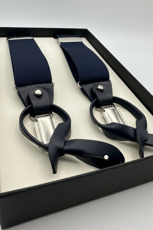 Strap puller smooth leather-0.30862 - NAVY