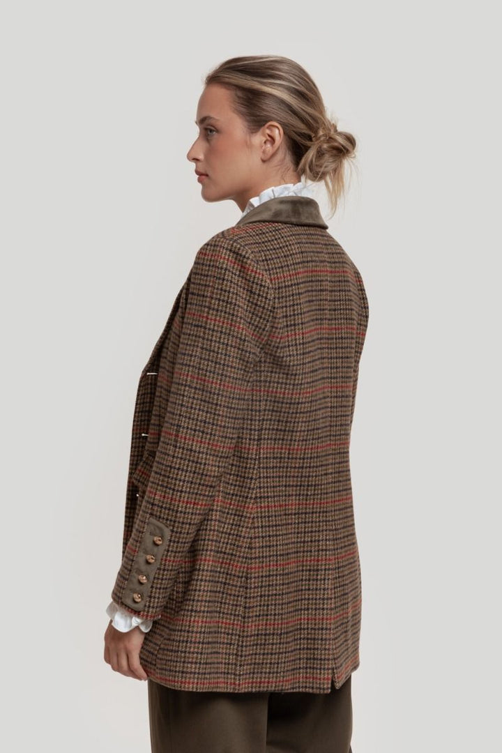 BLAZER DE TWEED CUADRO