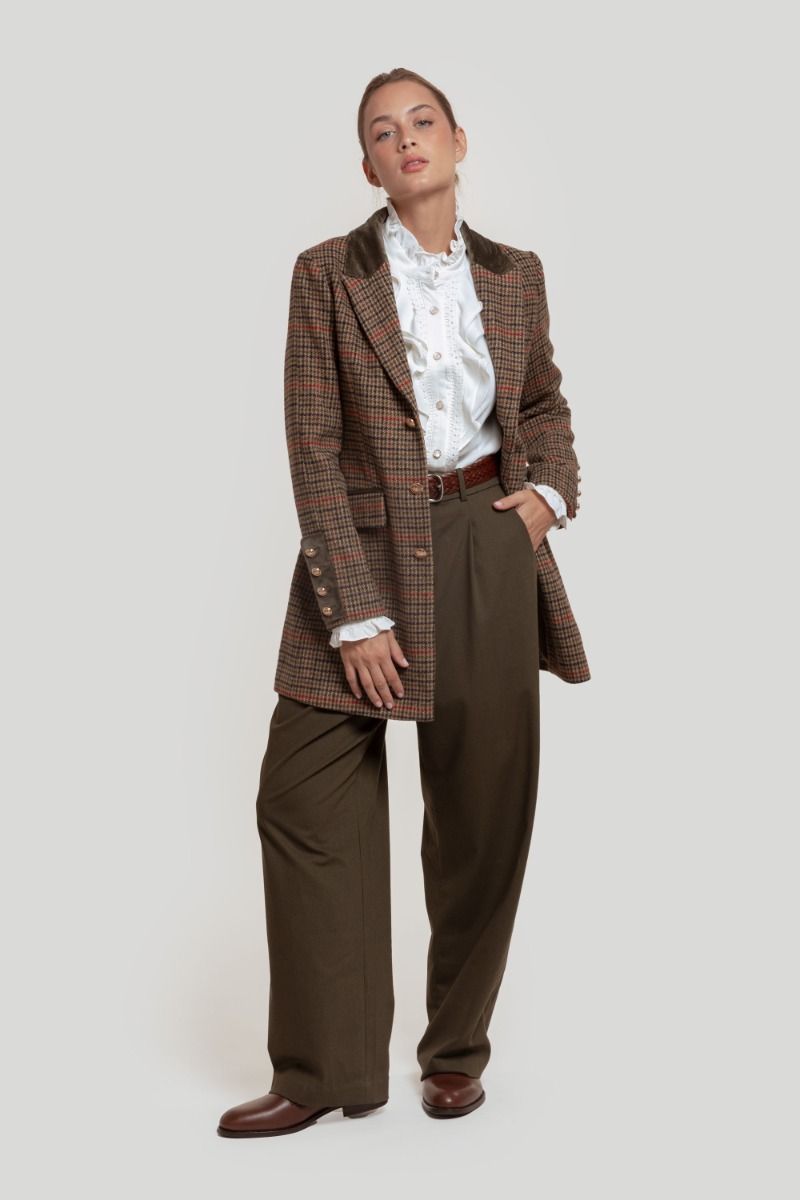 BLAZER DE TWEED CUADRO