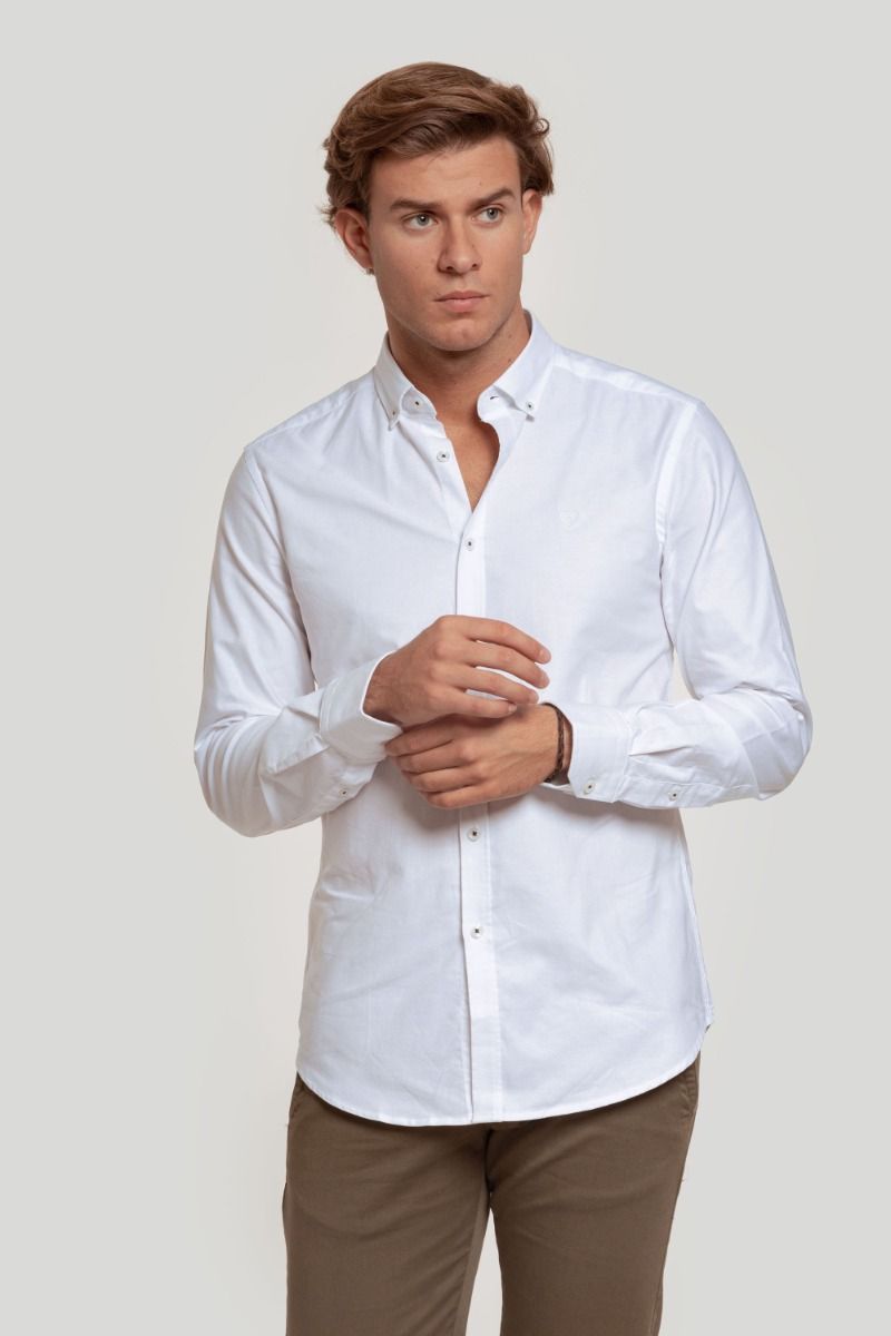 CAMISA OXFORD BLANCA