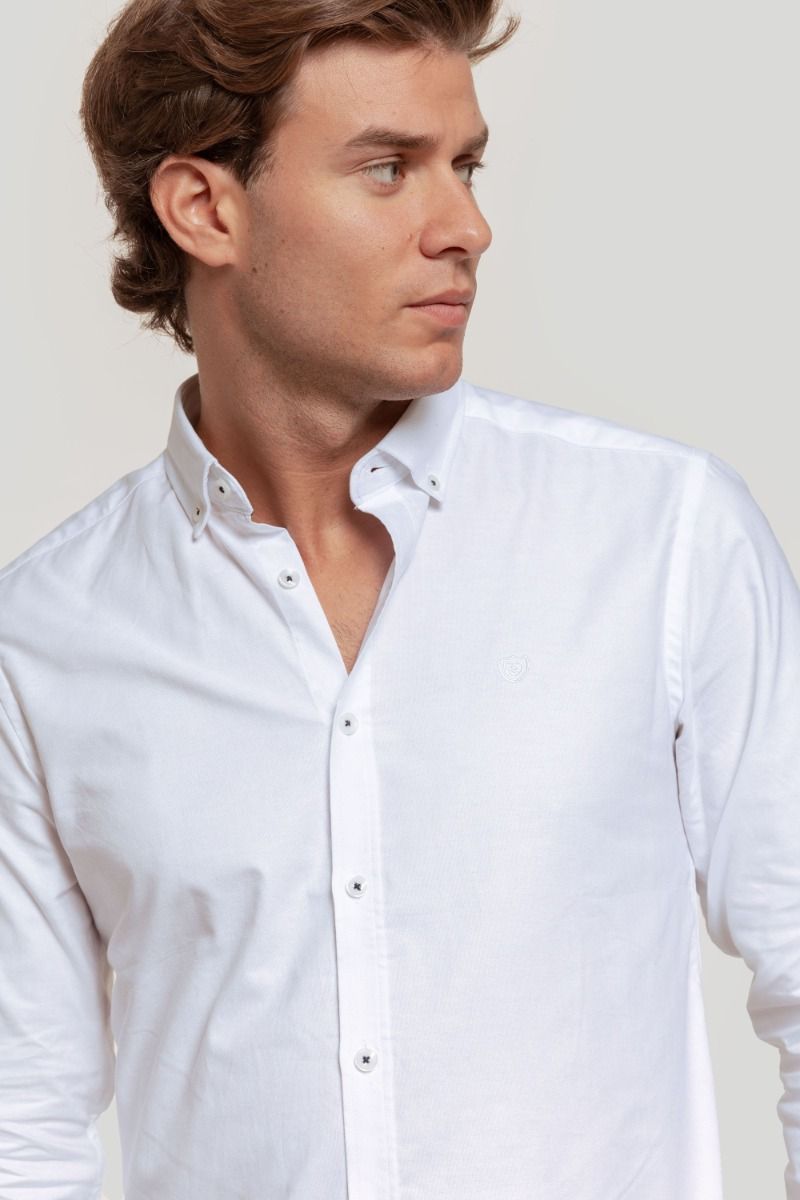 CAMISA OXFORD BLANCA