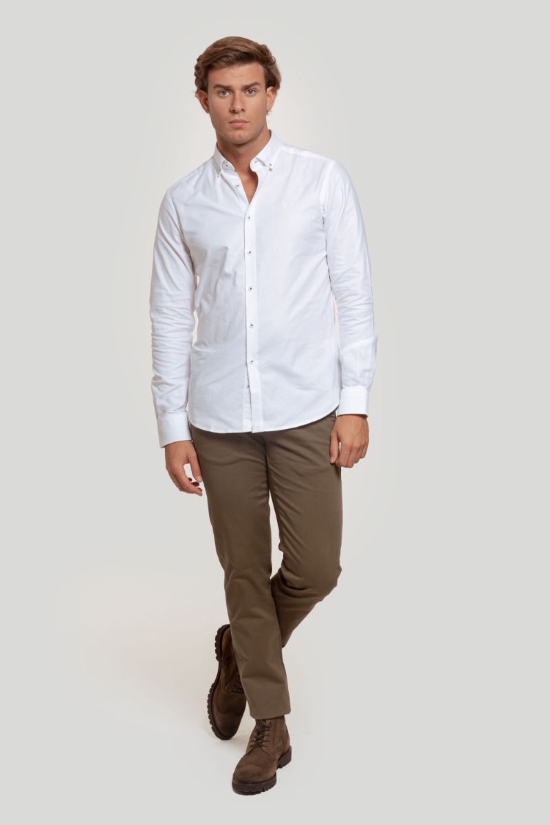 CAMISA OXFORD BLANCA