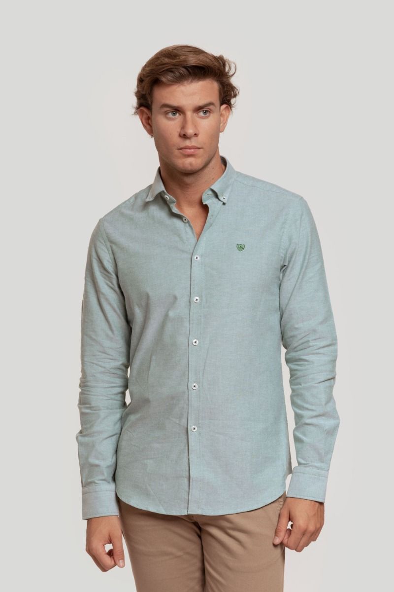 CAMISA OXFORD VERDE