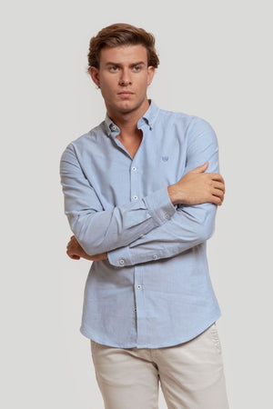 Camisa Oxford Jeans