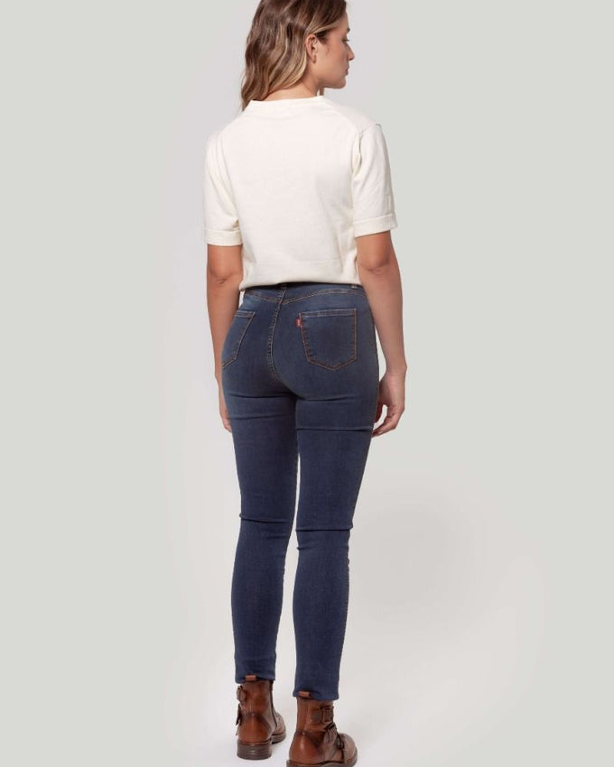 Pantalón Tiro Alto Piedra - Raíces