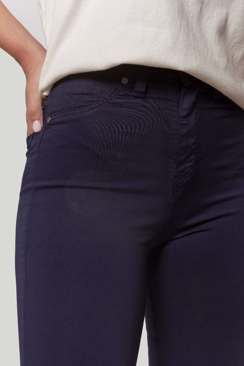 Pantalon Tiro Alto Marino - Raíces