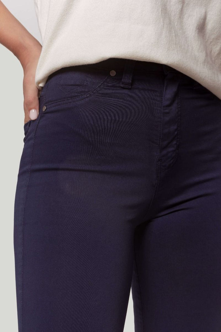 NAVY SKINNY HIGH WAIST PANTS