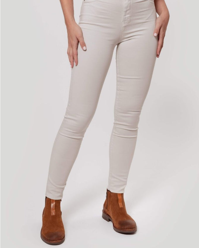 Pantalon Tiro Alto Beig - Raíces