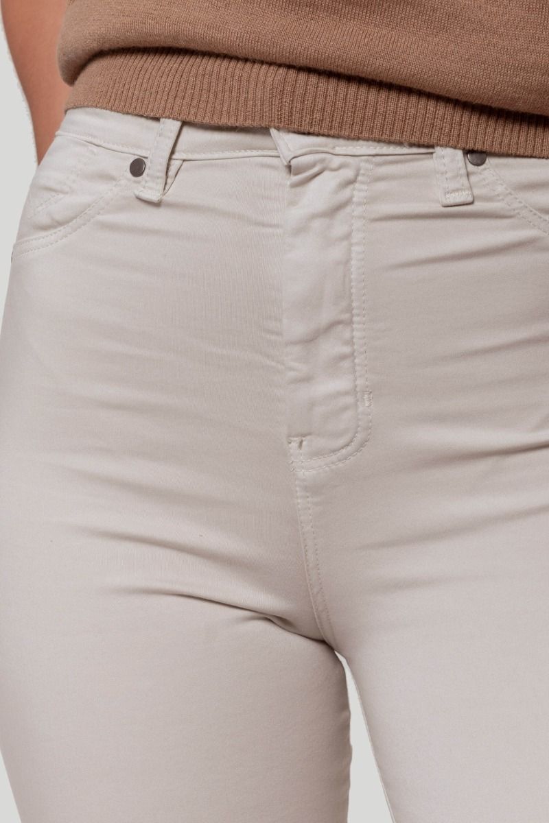 Pantalon Tiro Alto Beig - Raíces
