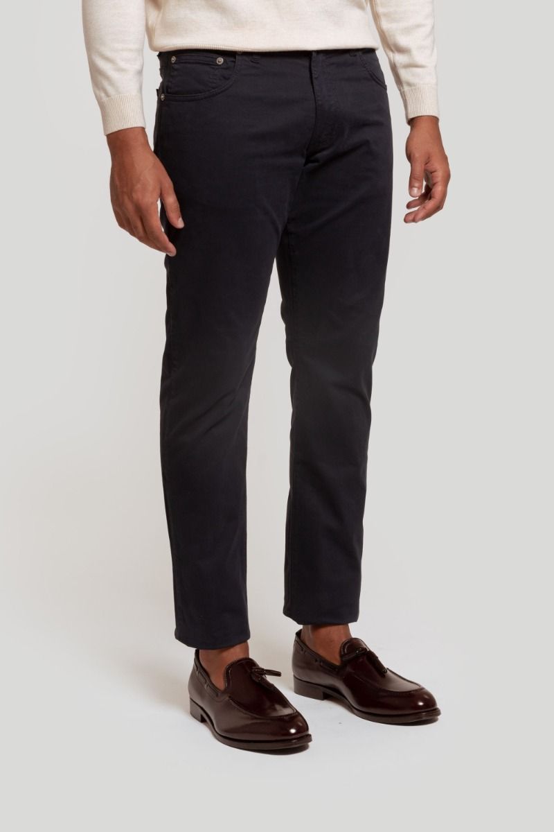 NAVY RELAX PANTS