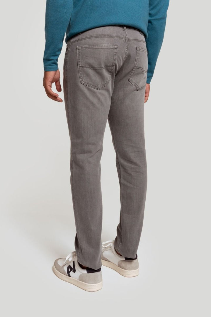 GREY DENIM SPORT PANTS