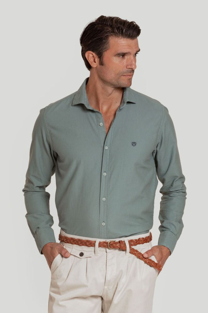 CAMISA MINI ESTRUCTURA VERDE