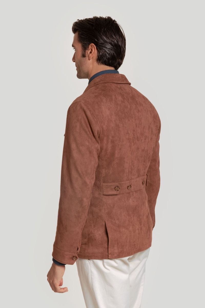 BROWN SUEDE JACKET