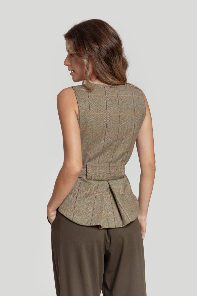 ROMERIA GREEN CHECK VEST