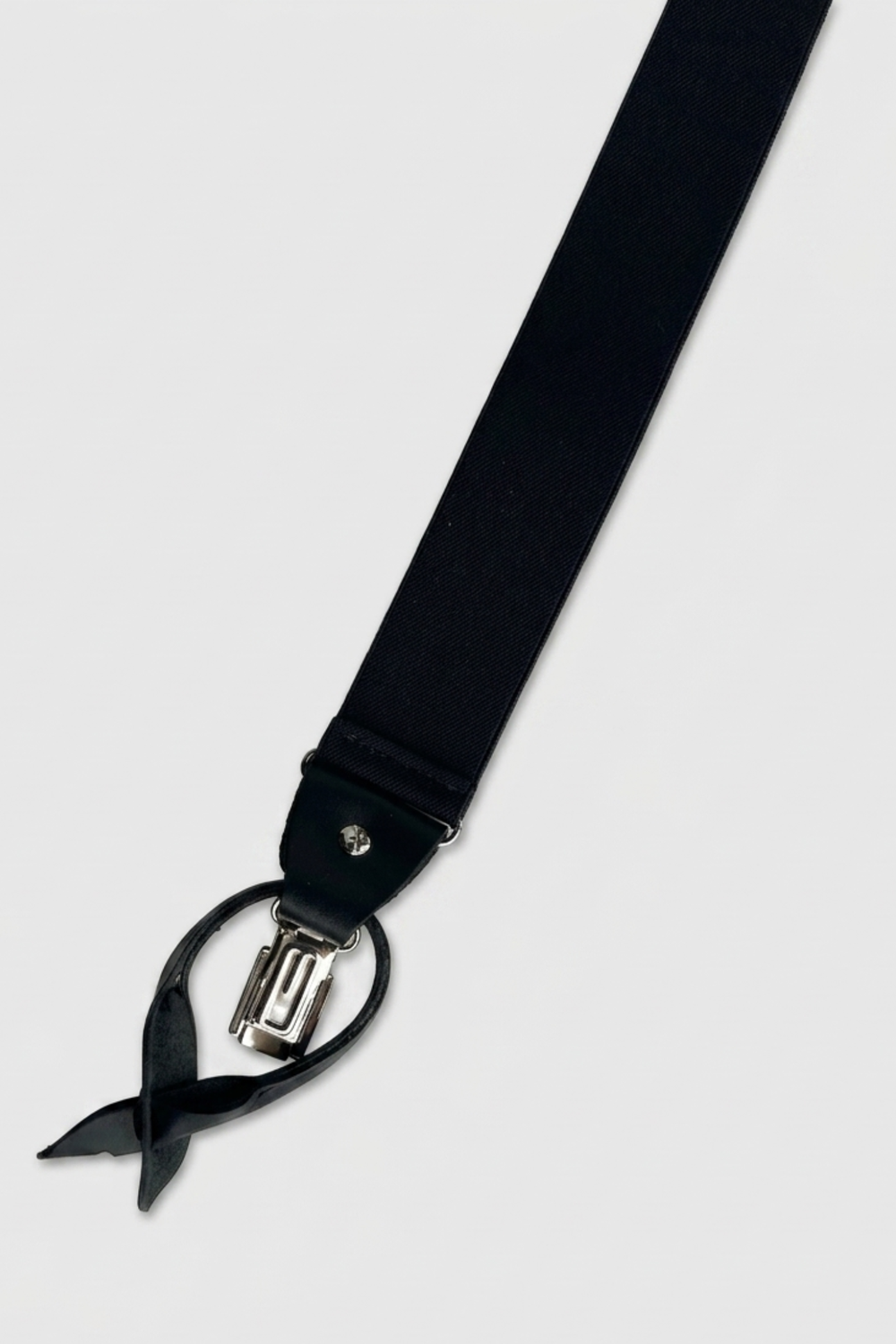Strap puller smooth leather-0.30862 - BLACK