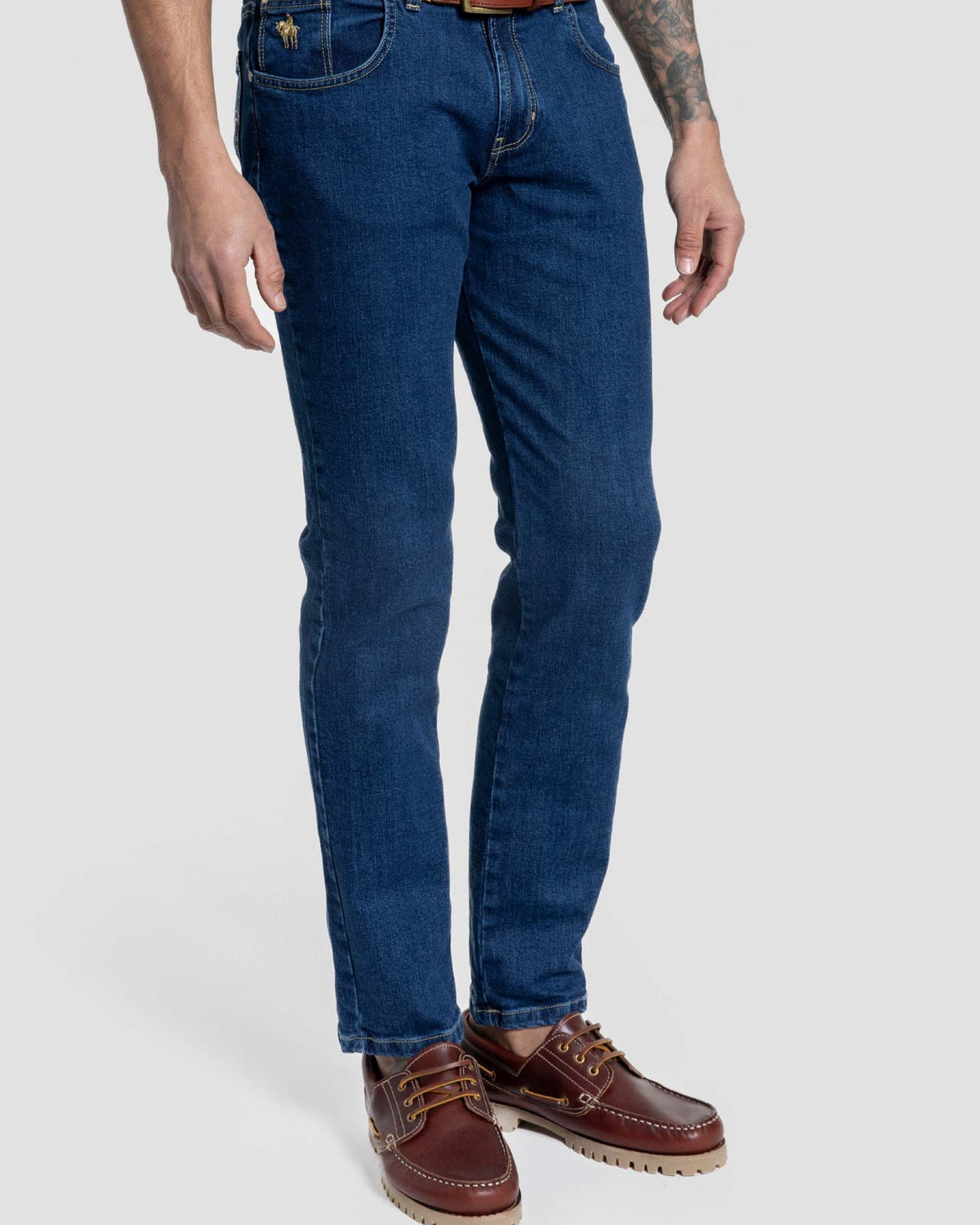 Denim Regular Azul Médio