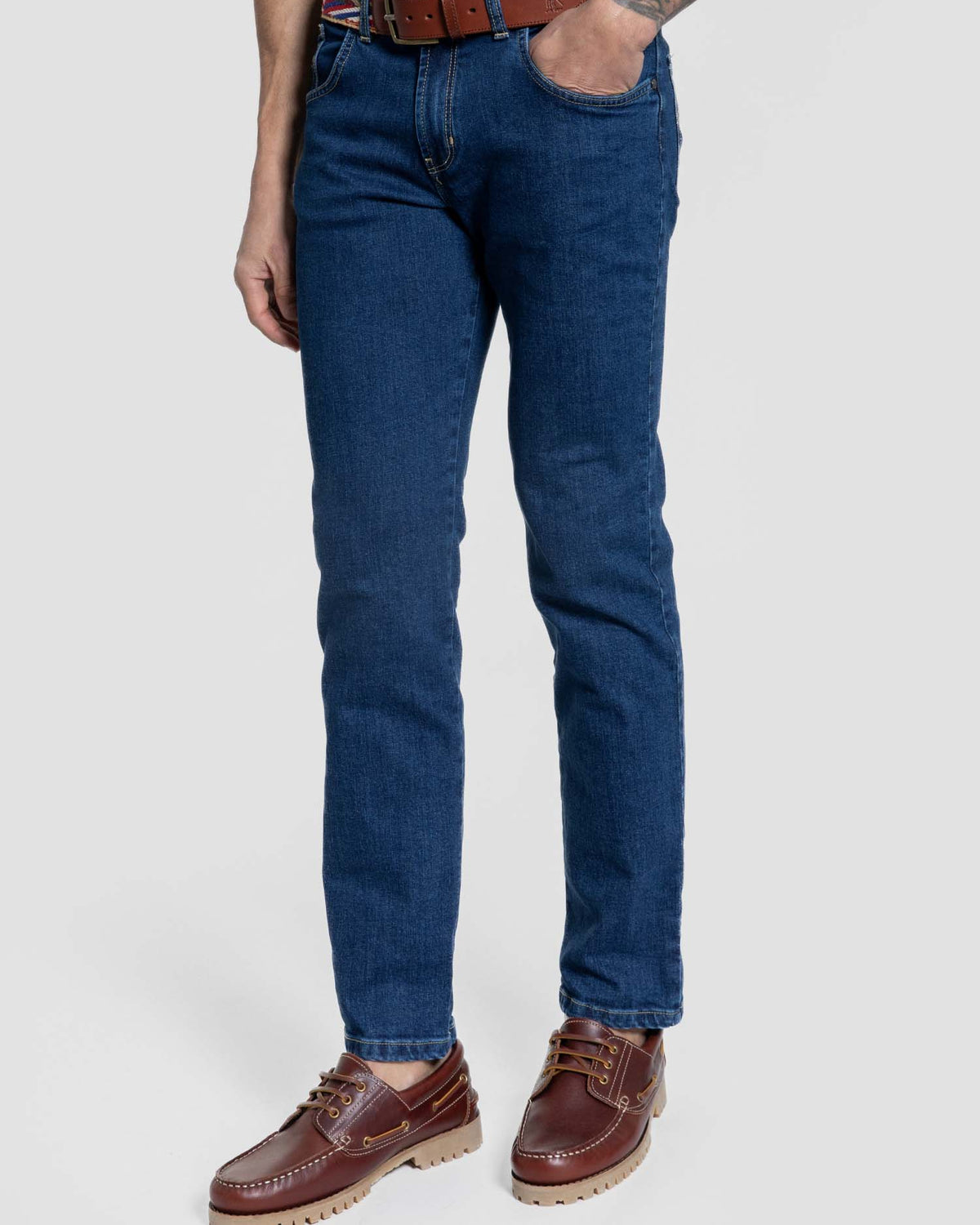 Denim Regular Azul Médio