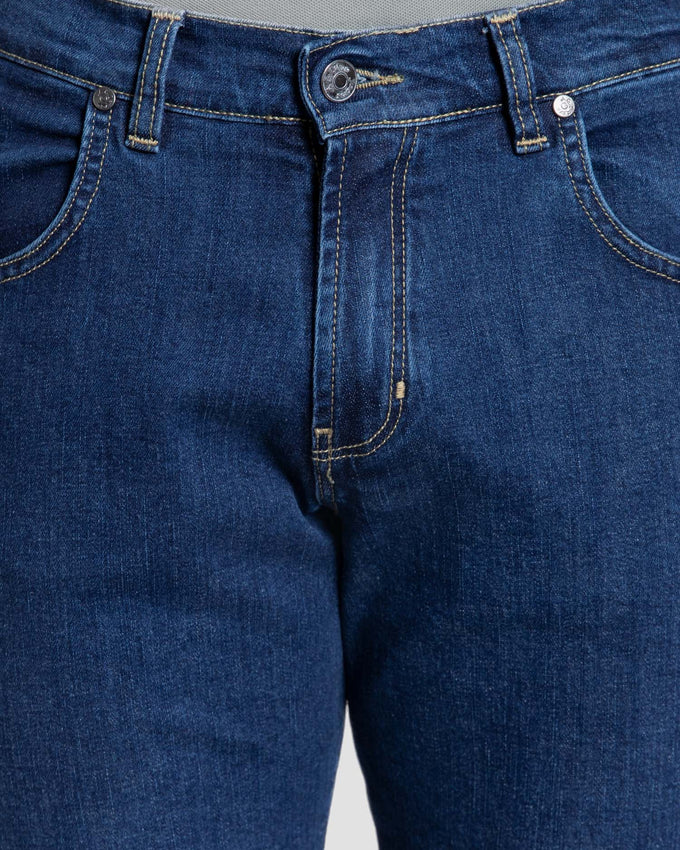 Regular Medium Blue Jeans