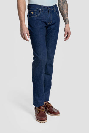 Vaquero Regular Azul Oscuro