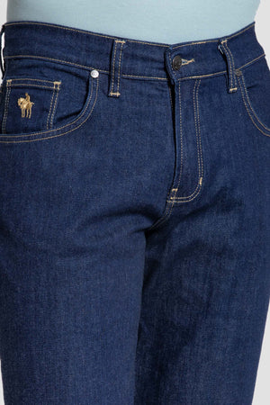 Vaquero Regular Azul Oscuro
