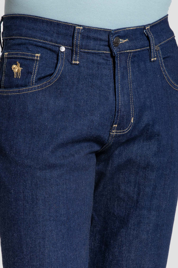 Vaquero Regular Azul Oscuro
