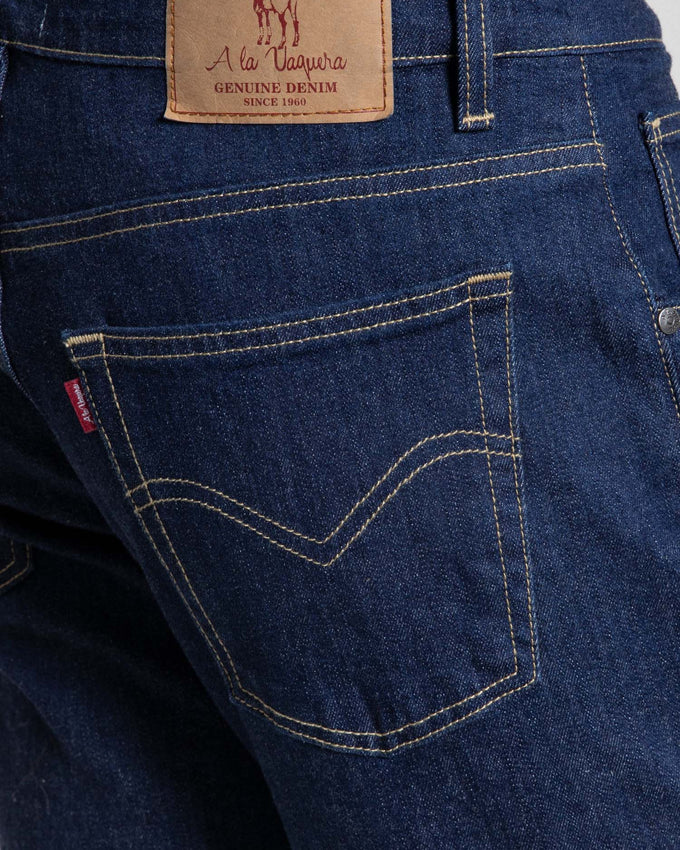 Regular Dark Blue Jeans