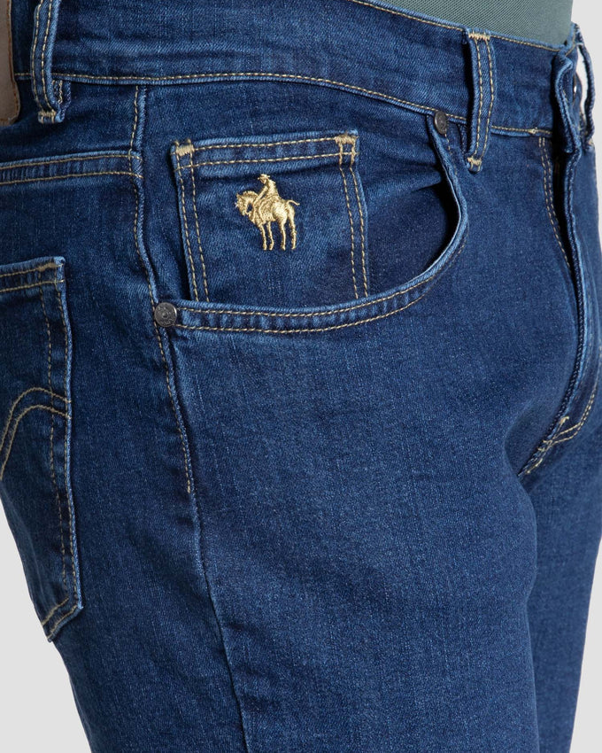Regular Medium Blue Jeans