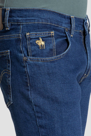 Vaquero Regular Azul Medio