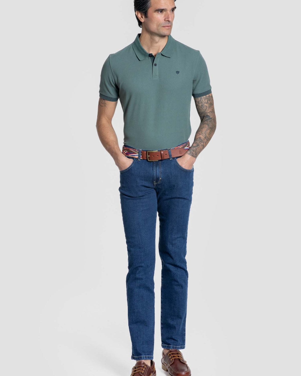 Denim Regular Azul Médio