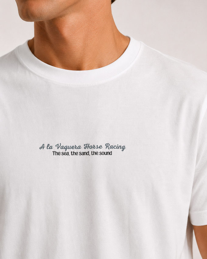 Camiseta Horse Raicing Blanca