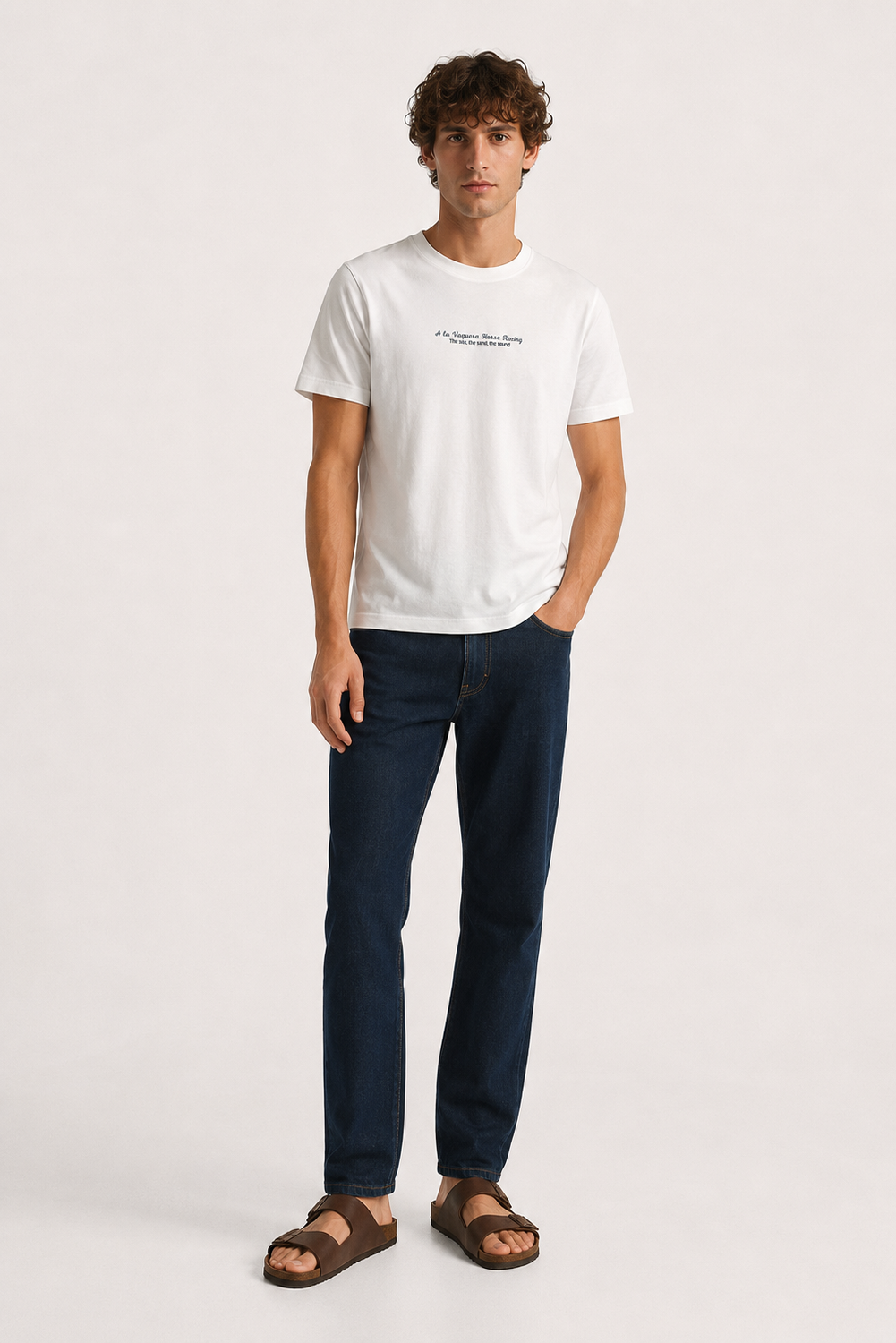 Camiseta Horse Raicing Blanca