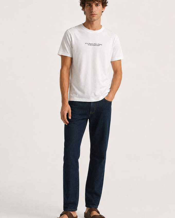 Camiseta Horse Raicing Blanca