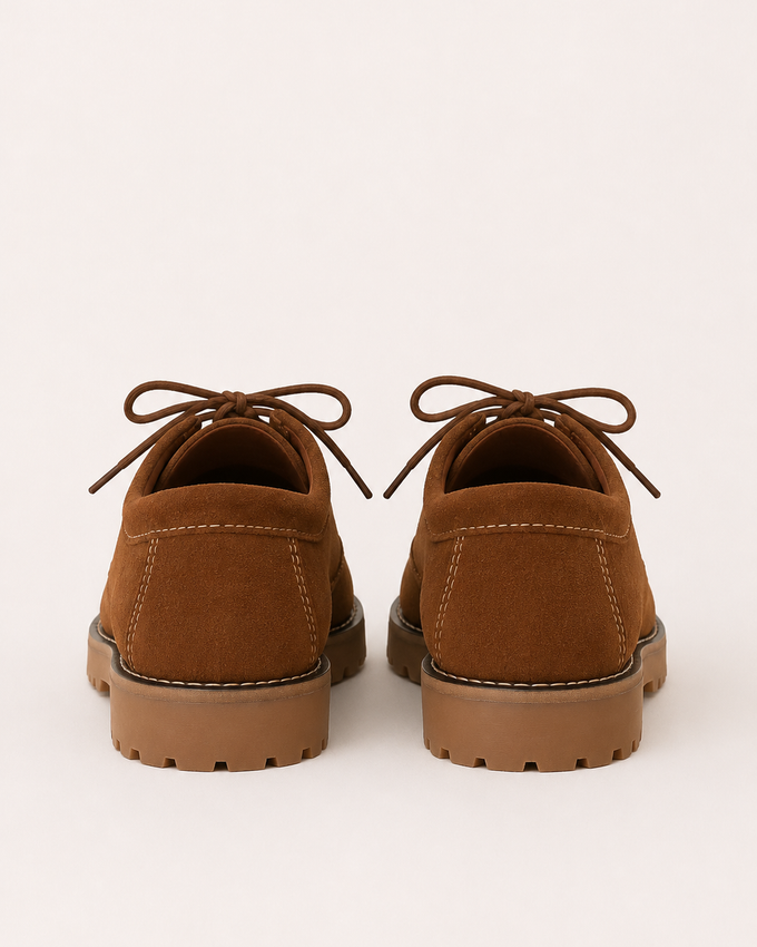 Zapato Serraje Camel Suela Track