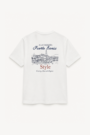 Camiseta Puerto Banus Blanca