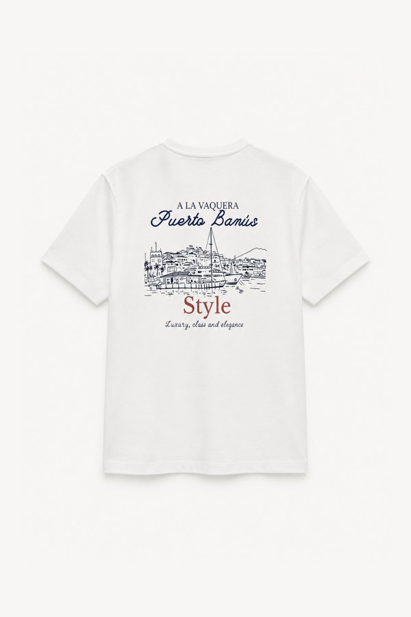 Camiseta Puerto Banus Blanca