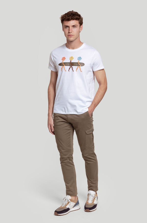 Camiseta Vaquera Blanco