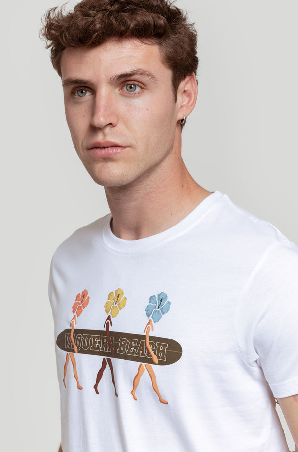 Camiseta Vaquera Blanco