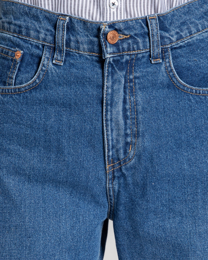 Vaquero Wide Leg Azul Medio