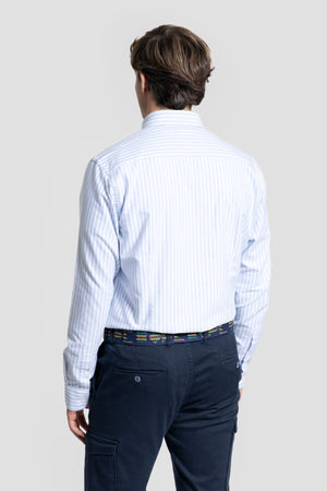 Camisa Oxford Raya Celeste