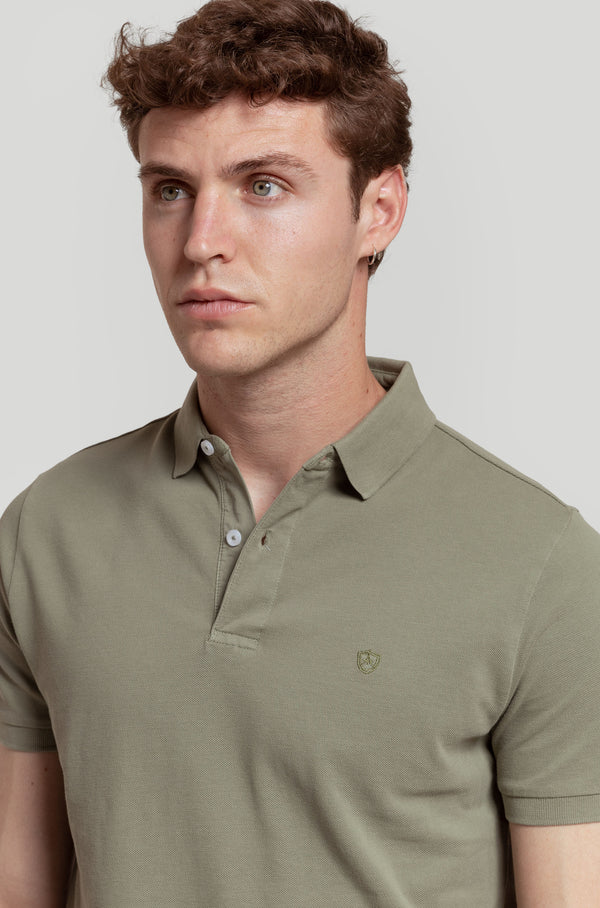 Polo Lavado Hoja