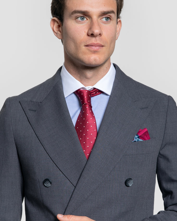 Traje Cruzado Gris