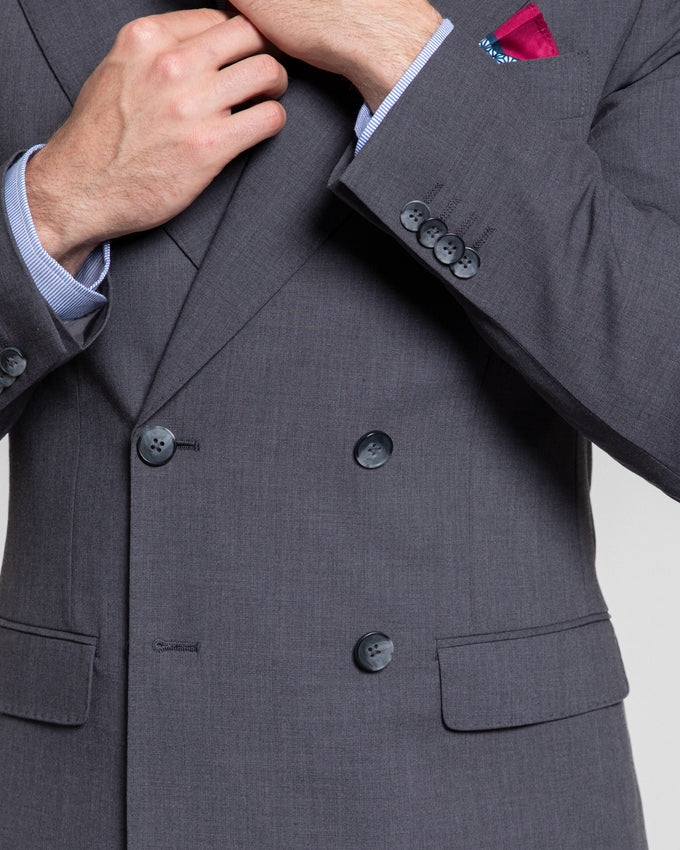 Traje Cruzado Gris