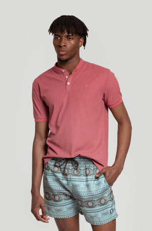 Polo Cuello Botones Buganvilla
