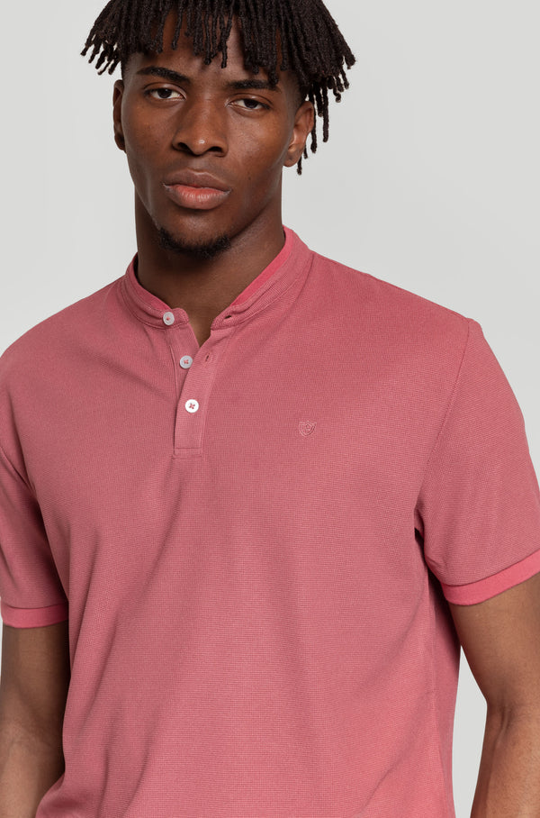 Polo Cuello Botones Buganvilla