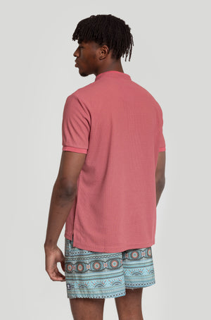 Polo Cuello Botones Buganvilla
