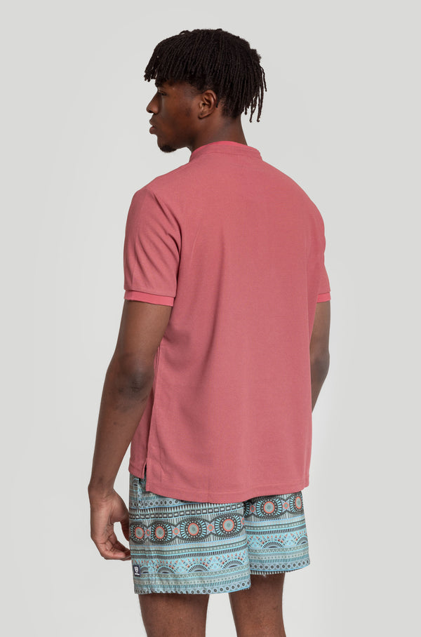 Polo Cuello Botones Buganvilla