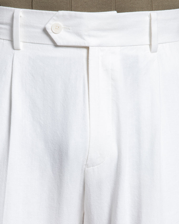 Pantalón Blanco Pinzas