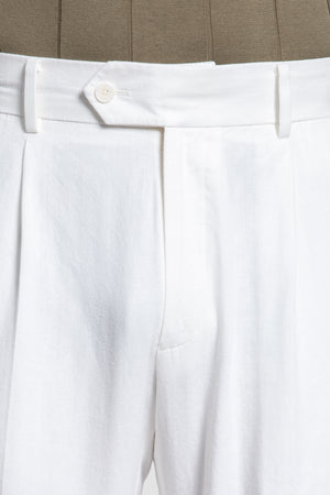 Pantalón Blanco Pinzas