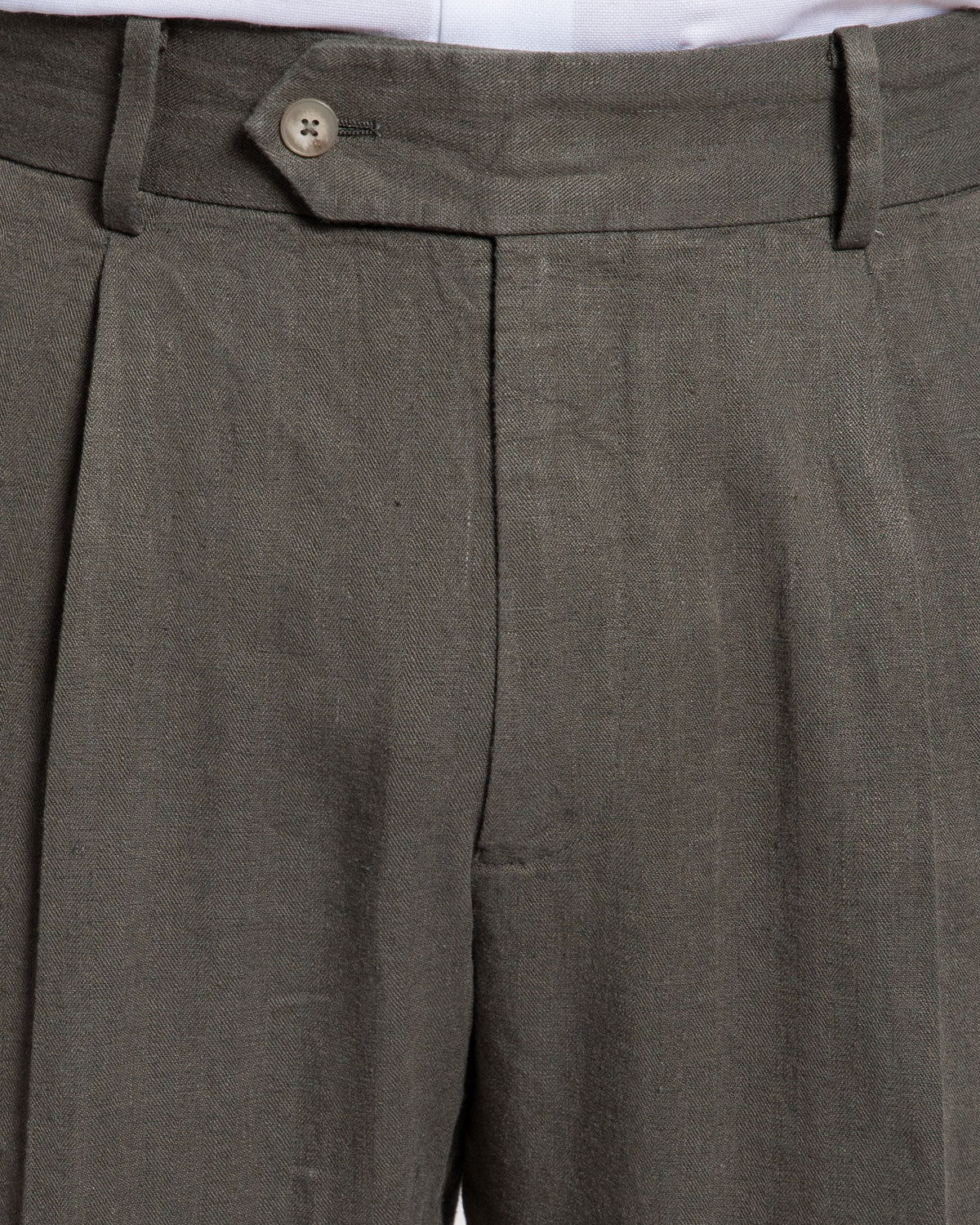 Pantalón Pinzas Bota Ancha Kaki